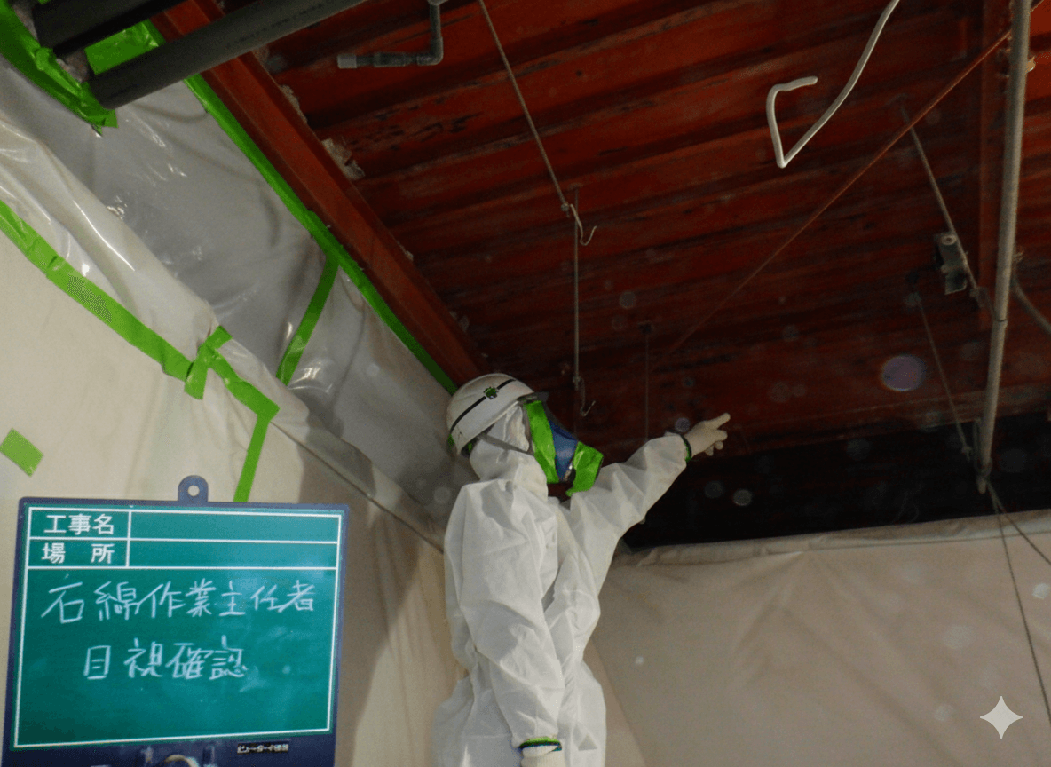 解体工事の様子