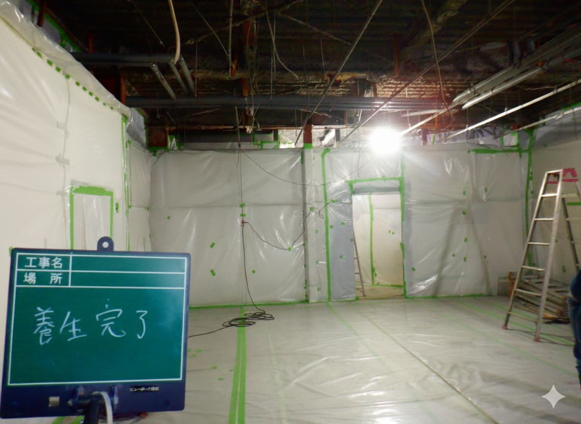 施工現場の作業