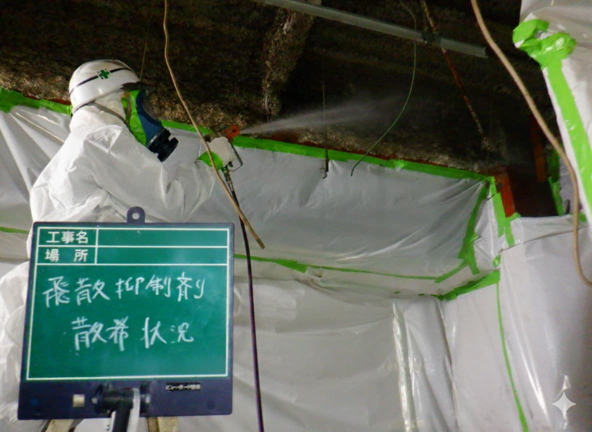 重機による解体作業